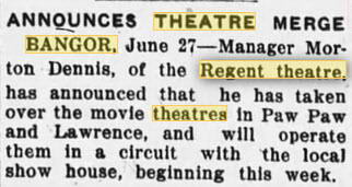 Regent Theatre - 27 Jun 1928